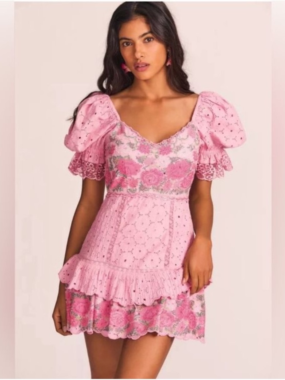 New viral sold out  love shack fancy Thressey Dress Size M